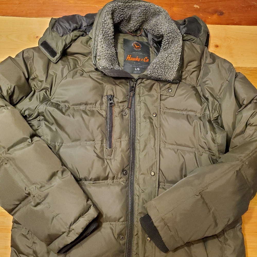 Weatherproof Men's Forest Green Puffer Jacket